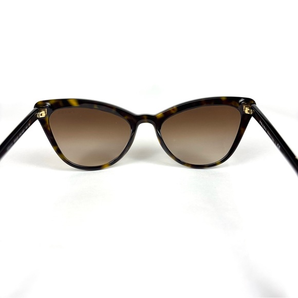 Prada SPR01V Cat Eye Sunglasses Tortoise Brown NWOT w Box Case Cloth Authentic main image 14